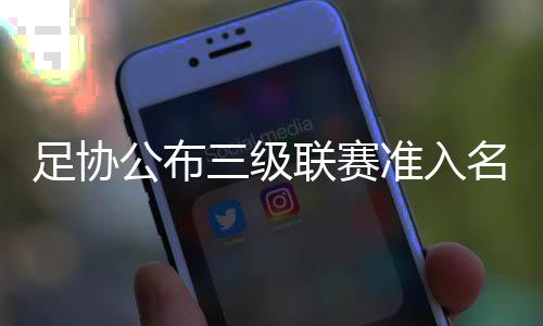 足协公布三级联赛准入名单 中超中甲乙球队名单发布